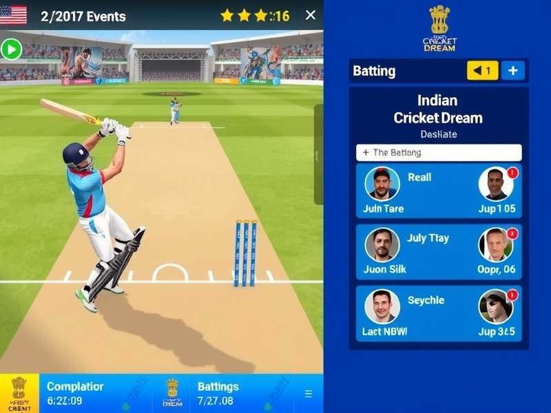 Indian Cricket Dream Game Screenshot